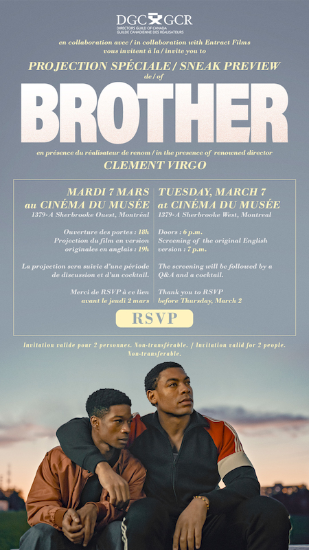 Brother screening with Clement Virgo