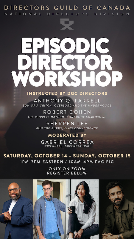 Episodic Director Workshop - Oct 14-15, 2024